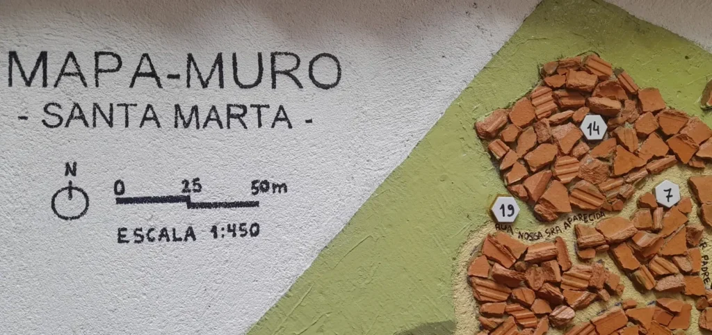 Intervenção Mapa-Muro Santa Marta